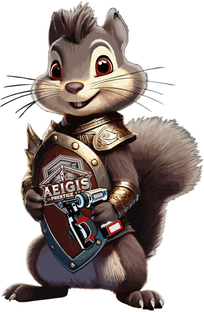 Aegis Prestige Roofing Mascot